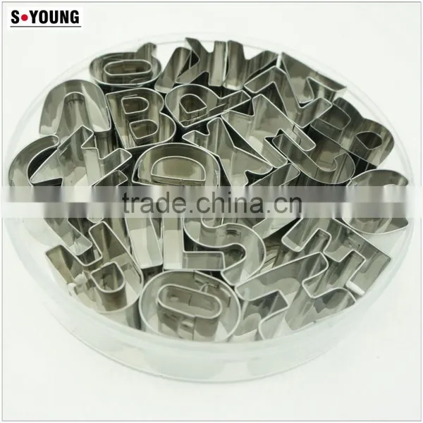 47035 26 English Letter Shape Cake Cookie Cutter ,fondant Cake Decorating Tools photo-2