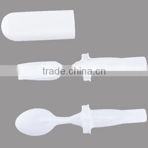 New Design Portable to Travel Food Grade Plastic Fork Spoon Set photo-5