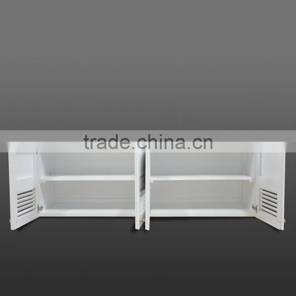 Cabinet Kitchen Set Hanging White Painted Colour Mahogany Wood Furniture photo-4