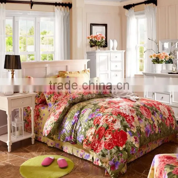 New Products Korea Digital Printed Bed Sheet/ Flat Sheet/bedspreed photo-3