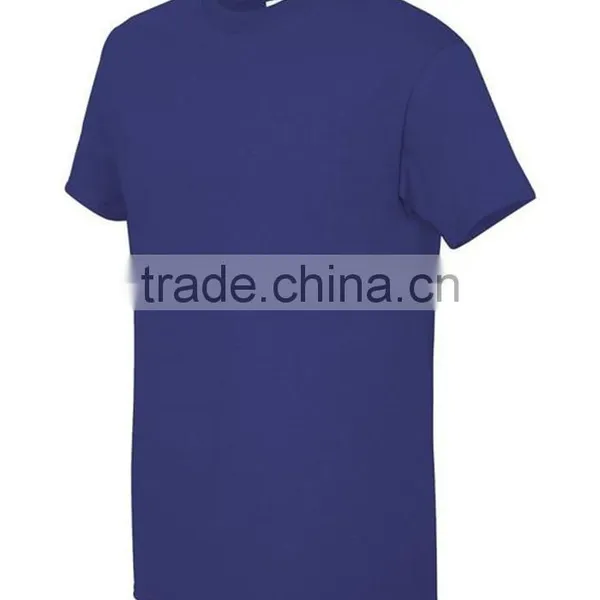 Hot Sale White O-neck Short Sleeve Plain Cotton T-shirt photo-2