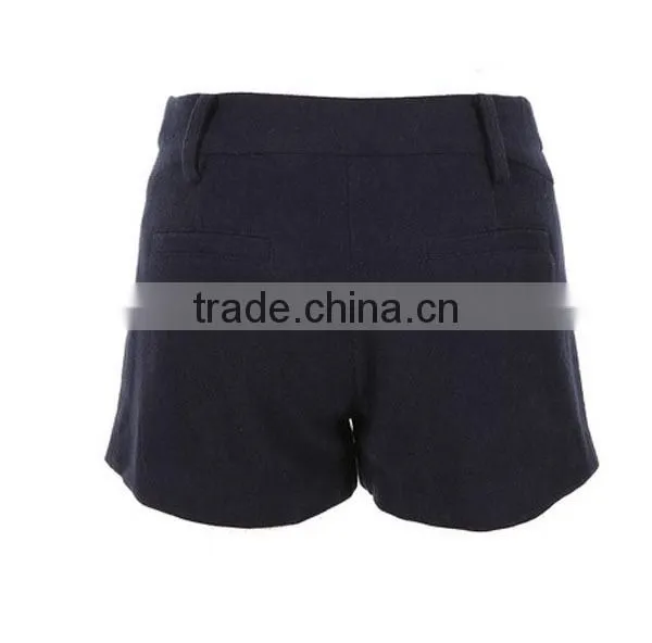 Office Ladies Elegant Tight Fit Black Shorts photo-2