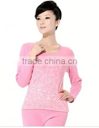 Top Brand 100% Cotton High Quality Men And Women Thermal Underwear Wool Warm Inside Jacquard Long John photo-4