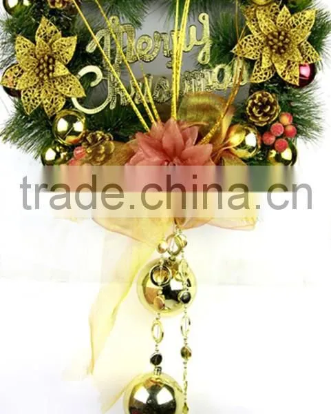 HFR-T339 Artificial Christmas Flowers Christmas Wreath photo-2