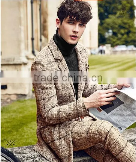 Casual England Style Color Men Coat Winter Coat photo-2