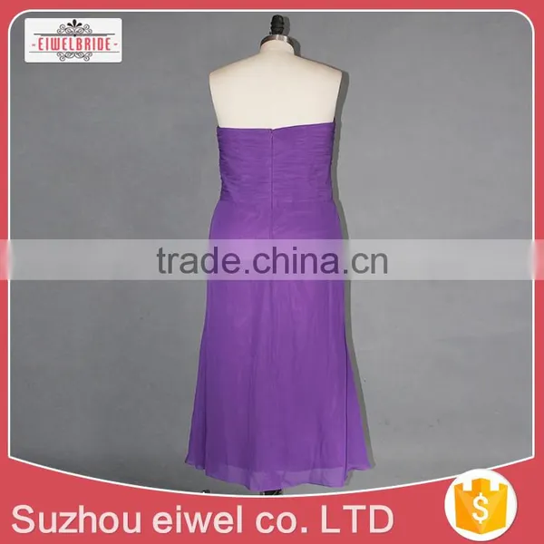 Wholesale Birthday Party Dress Evening Party Dress /Purple Evening Dress photo-3