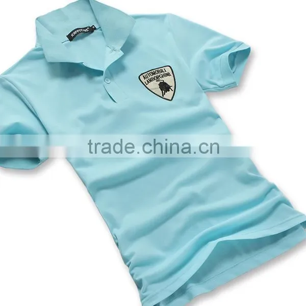 Custom Fashionable and Best Fit Plain Short Sleeve Polo T-shirt Manufactures in Guangzhou China photo-3
