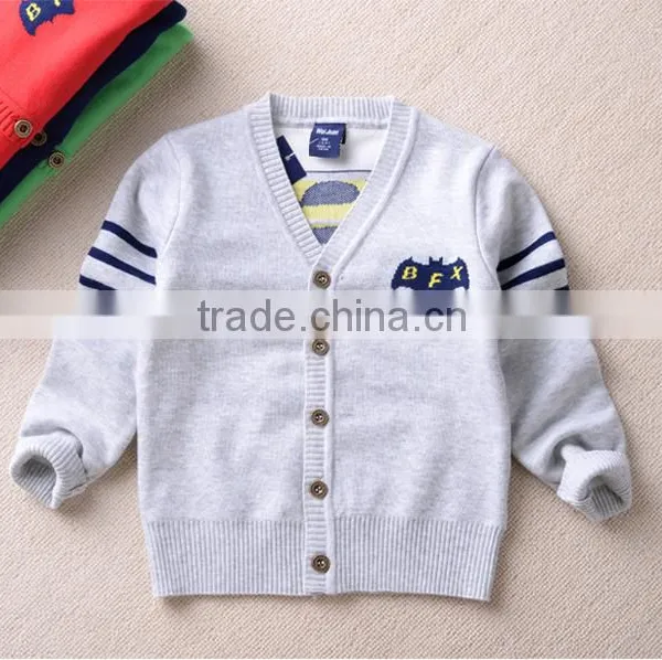New 2016 Hot Autumn Children Sweater Boys Knitting Cotton Sweater Cardigans photo-2