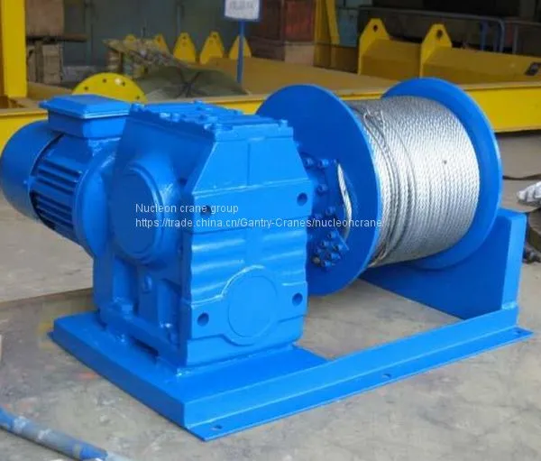 JM Model Electric Slow Speed 20000lbs Winch for Crane photo-4