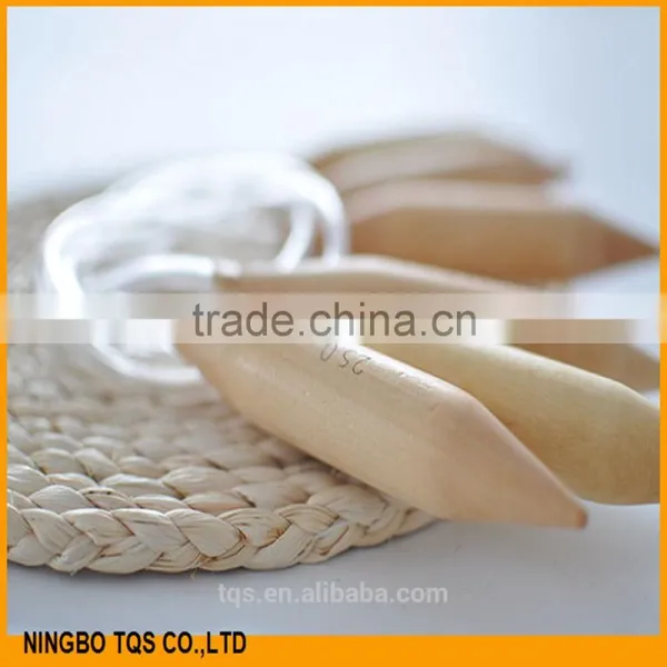 New Design 25mm 80cm Length Plastic Circular Wooden Knitting Needle photo-3