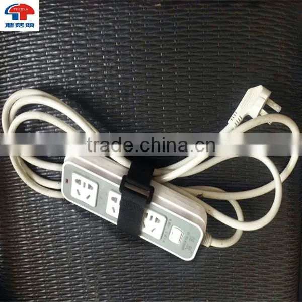 Easy Release And Refastening Black Hook and Loop Cinch Straps With Buckle photo-2