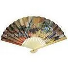 Unique Design Printed Bamboo Paper Fans For Promotion , Gifts , Souvenir Artistical