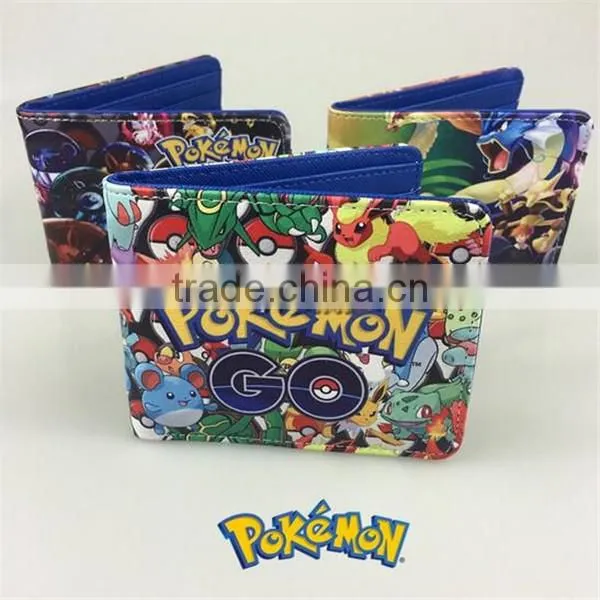 Hot Game Pokemon Go Wallet High Quality Pokemon Pikachu Money Bag Pocket Monster Purse Cartoon Fold Wallet photo-5