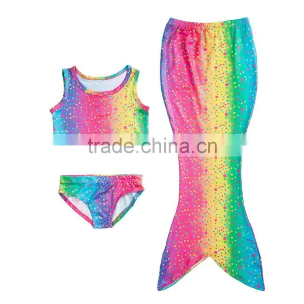 Sparkly Girls Mermaid Tail Costume photo-3