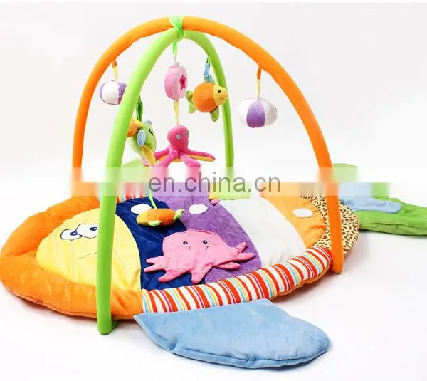 2016 Hot sale Babies Soft Toys Folding Play Gym Mats With Music