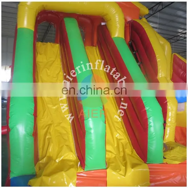 Aier Hot Sale Water Slide, Inflatable 3 Slide With Big Pool, Top Rent Inflatable Slide photo-5