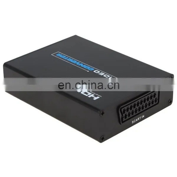 Full HD 1080P SCART to HD Converter With Scaler Adapter Box photo-2