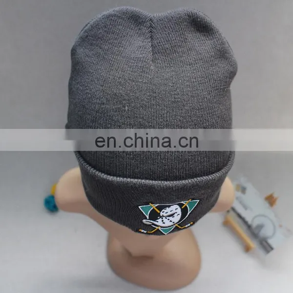 New Custom Plain Beanie Knit Winter Hat photo-6