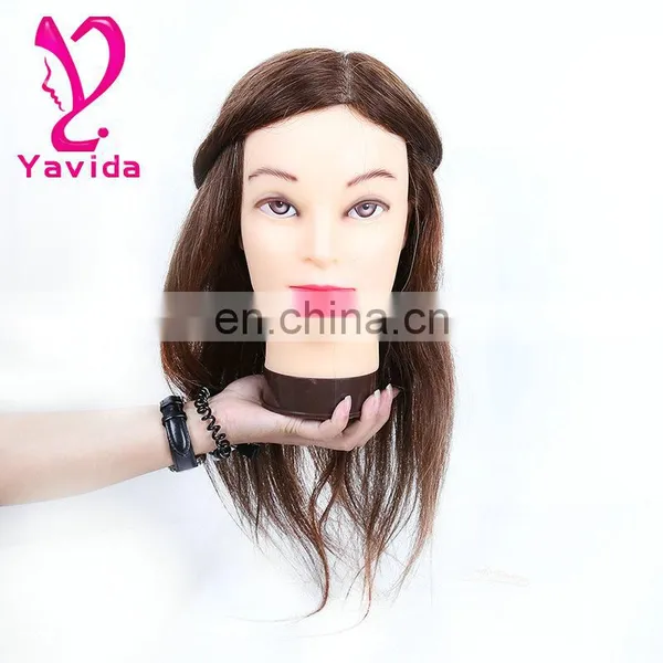 Wholesale Top Quality Mannequin Heads With Hair on Sale/100%human Hair Mannequin Head Cheap Price