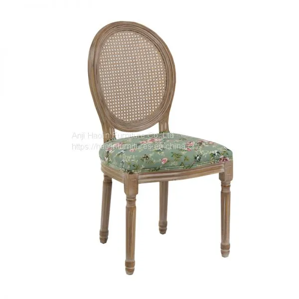 Vintage Design Wooden Frame Dining Restaurant Room Solid Wood French Style HL-6001 photo-2
