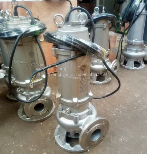 WQK Submersible Sewage Pump With Cutting Impeller photo-3