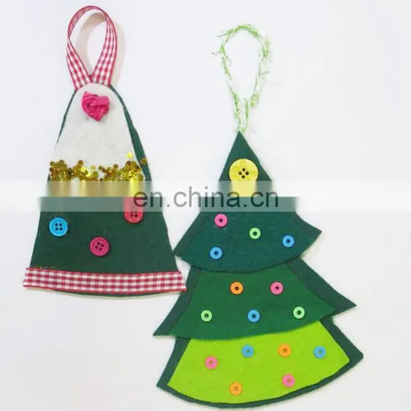 High Quality Eco Friendly Christmas Felt Shapes With Ornament Set for Kids photo-3
