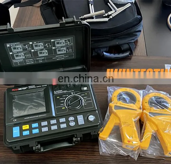 Digital Earth Resistance Tester Ground Resistance Tester Soil Resistivity Meter MS2308 photo-4