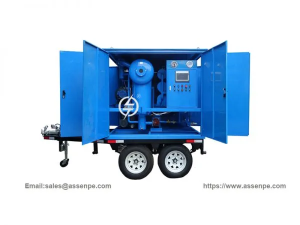 Full Mobile Type Insulating Oil Purification System Machine,Mobile Transformer Oil Treatment Plant