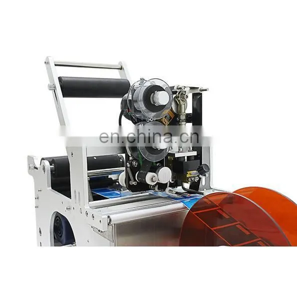 Stainless Steel Tabletop Date Printing Labeling Machine For Round Bottles photo-5