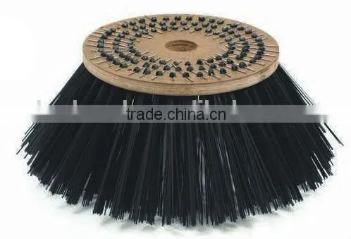 Wooden Head High Tensile Spring Steel Bristal Gutter Sweeping Brush photo-4