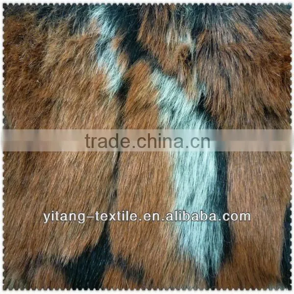 High Quality Long Pile Plush Faux Fur Fabric