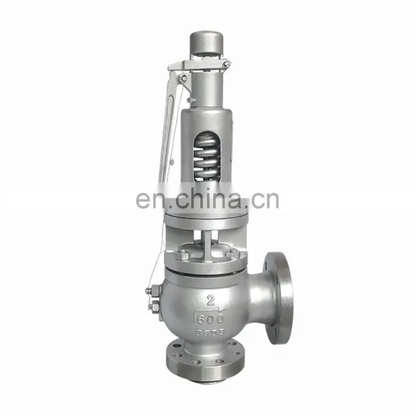 COVNA DN50 2 Inch PN16 High Pressure Spring Loaded Full Lift Flange Type 304 Stainless Steel Steam Boiler Safety Valve