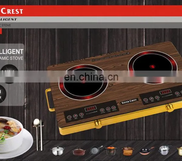 Induction Cooker 110v/220v 2000W Touch Control Black Color Easy to Operate Rice Soup Milk Hotpot Rice Keep Warm Function photo-2