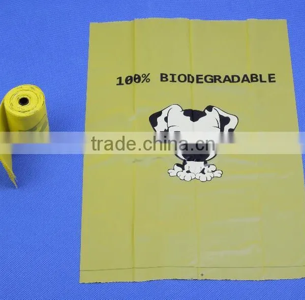 Biodegradable Plastic Pet Trash Bag, PBAT Compostable Bag in Rolls
