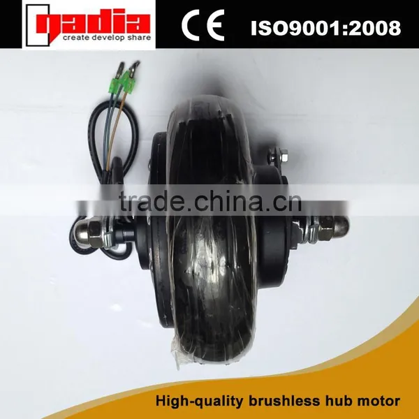 6 Inch 36V Brushless Gearless Hub Motor With Braking Device Brushless Motor photo-2