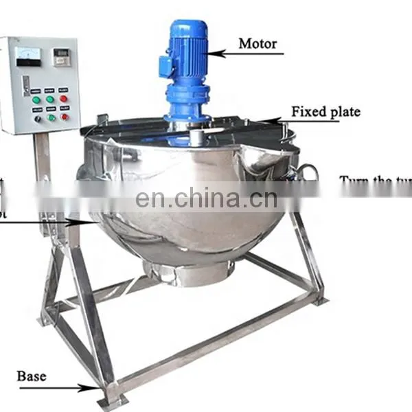 Cake Mixer/baking Machine/mixing Machine Planetary Mixer Tiltable Jacket Kettle for Soup photo-3