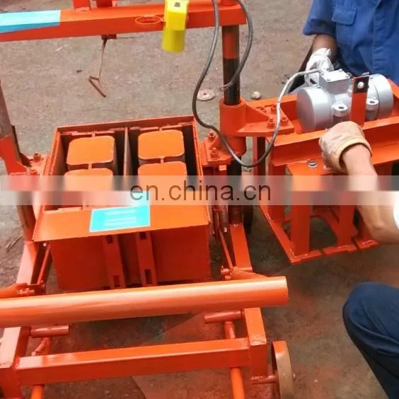 Cheap Small Moving Cement Brick Making Machine Hollow Brick Machine photo-3