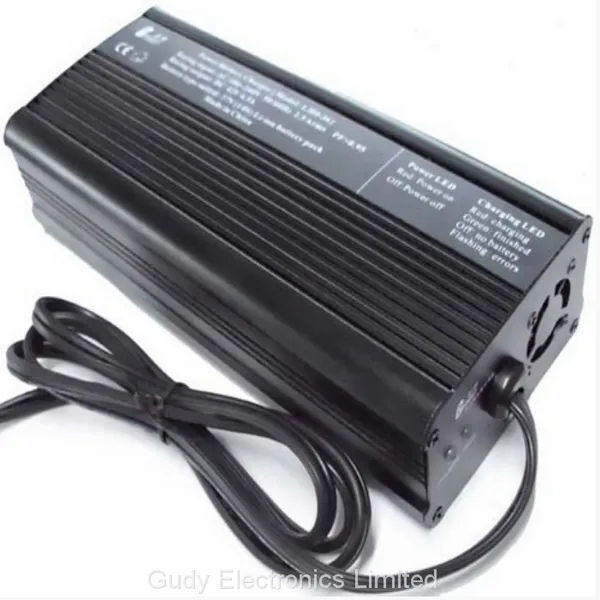 AC/DC Adapters 14.6V 12A 4 Cell Charger for 12V LiFePO4 Battery Pack