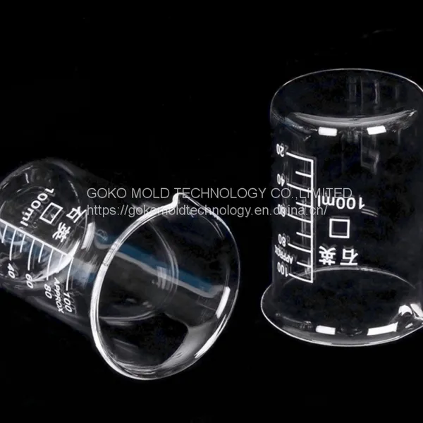 Quartz Material Beaker High Type Low Type 5ml~50ml High Quality Quartz Glass Laboratory Ware photo-4