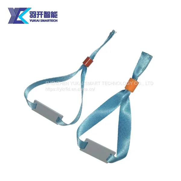Smart Tag HF RFID 13.56MHz 14443A YUKAI NFC Woven RFID Wristband Reading NFC Cloth /Fabric Wearable Band Wristband For Concerts photo-4