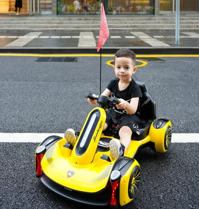 Children's go Kart, Electric Bike, Four-wheel Drifting Racing Car, Playable Toy Car, Rechargeable Electric Bike photo-2