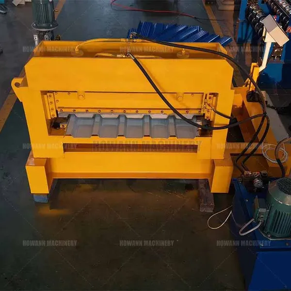High Speed Roof Curving Sheet Arch Steel Building Cold Roll Forming Machine for Sale photo-3
