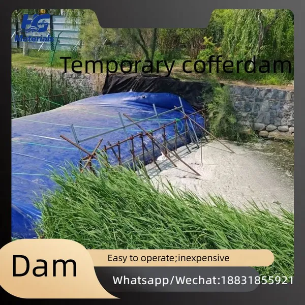 PVC Water Barrier Flood Control Bag, Mobile Soft Water-Filled Dam for Flood Prevention, Foldable Water Block Wall, Portable Water Bag photo-4