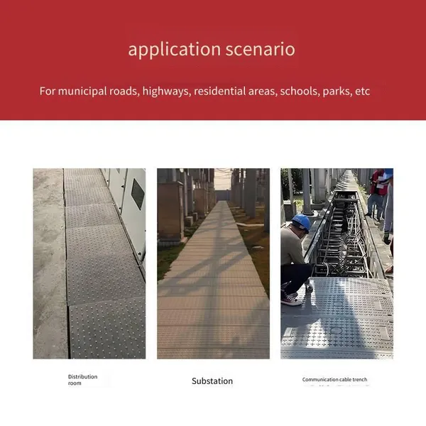 Lubao Composite Resin Power Cable Cover Manufacturer for 500*2500 Cable Trenches in Step-up Stations and Power Plant Projects photo-4