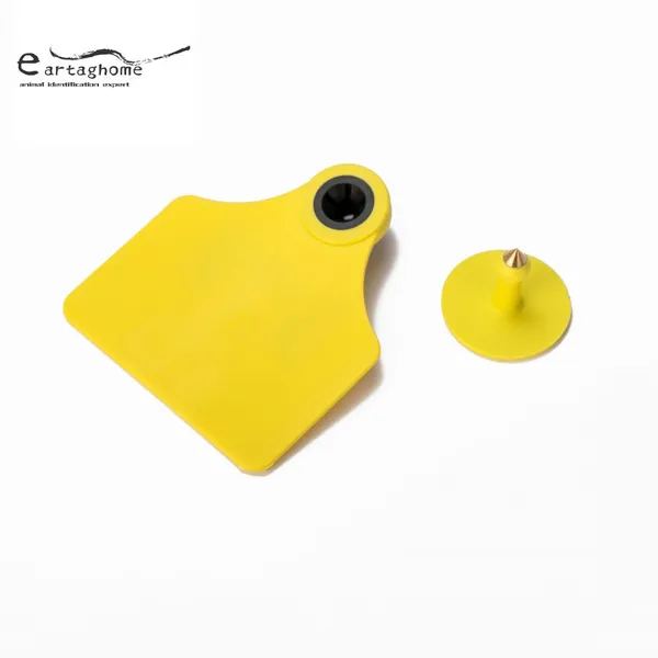 Доступные ушные метки Paddle RFID FDX-B для скота среднего размера для отслеживания скота