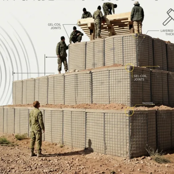 Militärischer Sprengkäfig mit 1 Jahr Garantie und kostenlosem technischem Support für die Vor-Ort-Installation