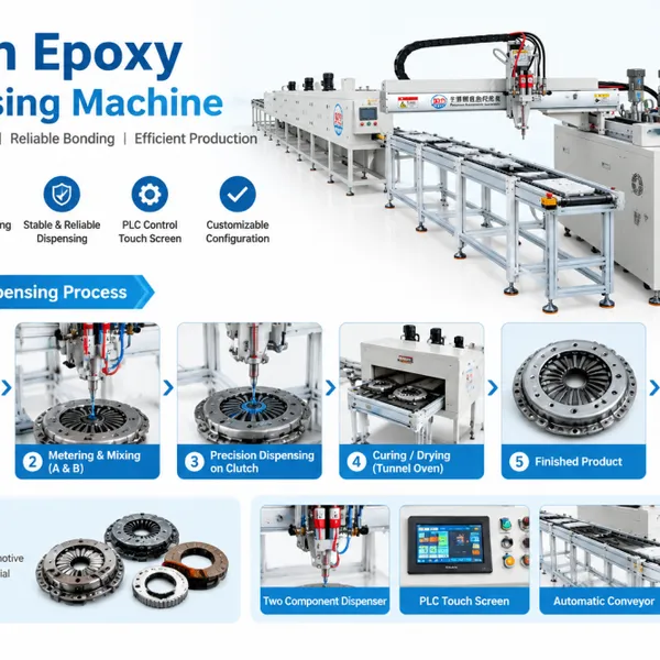 1. High Precision Clutch Epoxy Dispensing Machine Auto Mixing 2 Part Epoxy Dispenser for Automotive Clutch