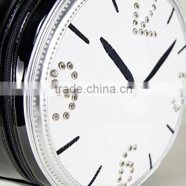 2015 Alarm Clock Bags Handbag , pu Handbag,lady Leather Handbag photo-6