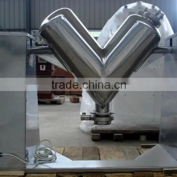 Factory Direct Sale V Shape Stainless Steel Dry Powder Mixer photo-3