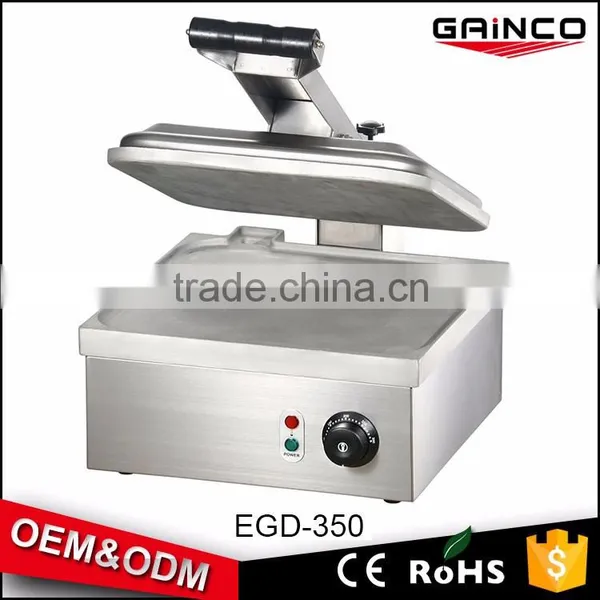 Professional Kitchen Equipment Electric Panini Contact Grill Sandwich Maker With Temperature Control EGD-350 photo-2